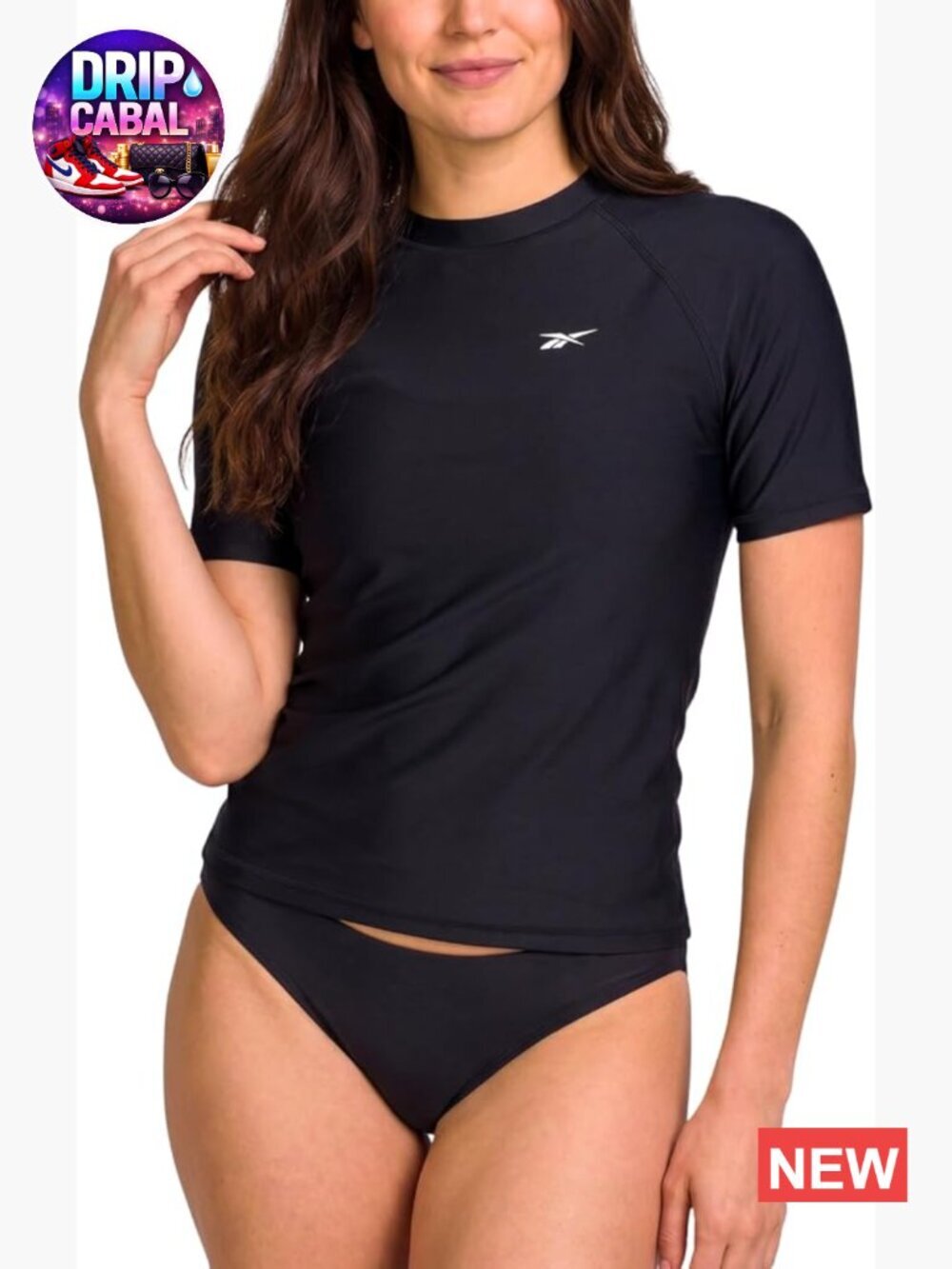 UPF 50+ Quick Dry Rash Guard Swim Shirt, Moisture Wicking Sun Protection Top